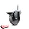 Service Caster 4 Inch Semi Steel Wheel Swivel 34 Inch Threaded Stem Caster with Brake SCC SCC-TS20S415-SSR-PLB-34212 - alternate 4